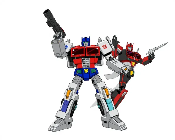 Imagen de archivo de formato PNG de transformers armada