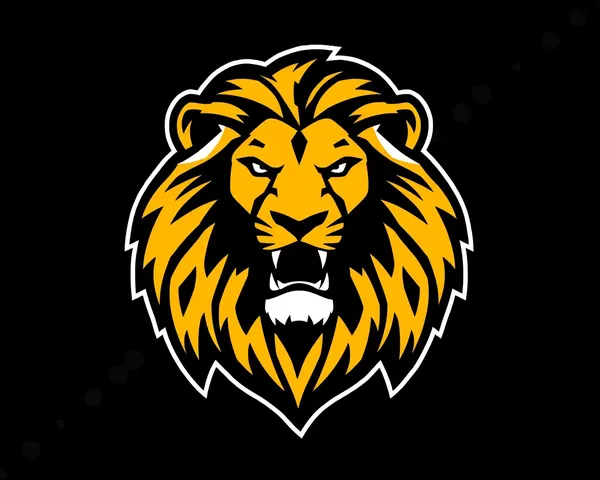 Imagen de archivo de formato PNG del logo de leones