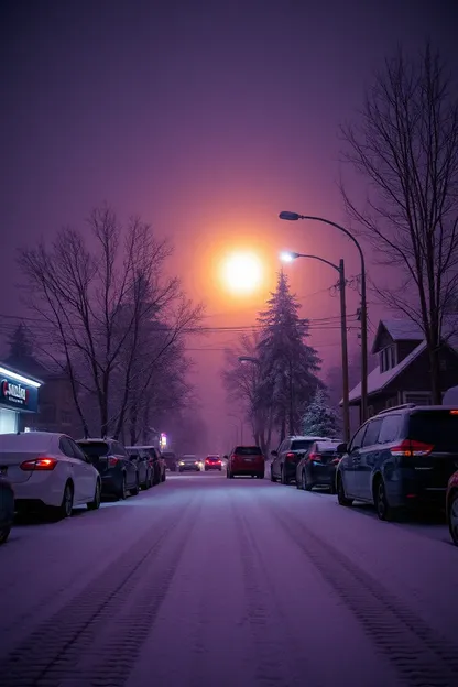 Imagen de buena noche de invierno transforma la mente a la serenidad