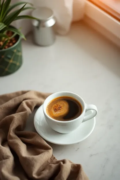 Imagen de buenos días con imágenes de café para empezar