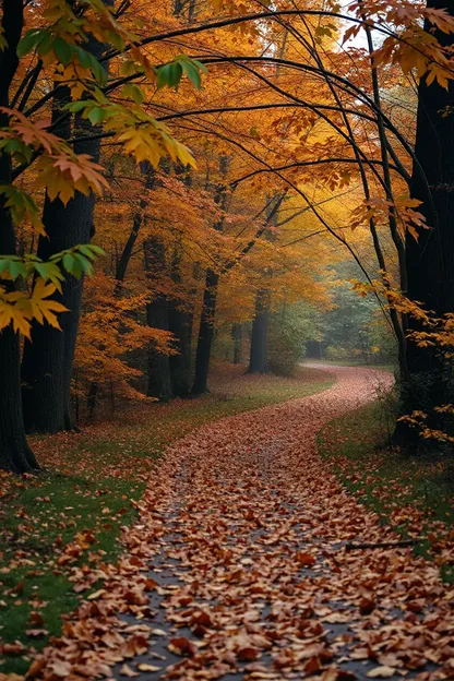 Imagen de buenos días de otoño: escena de mañana de serenidad y belleza