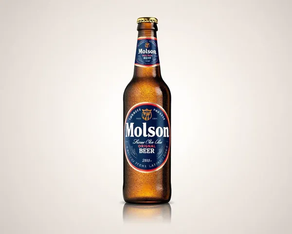 Imagen de cerveza Molson PNG, elementos de diseño icónicos originales