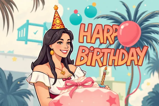 Imagen de cumpleaños de Lisa con diseño encantador