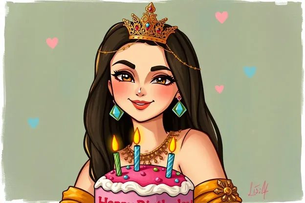 Imagen de cumpleaños de Lisa con ocasión alegre