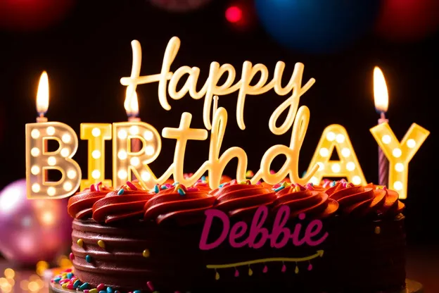 Imagen de cumpleaños felices de Debbie saludo