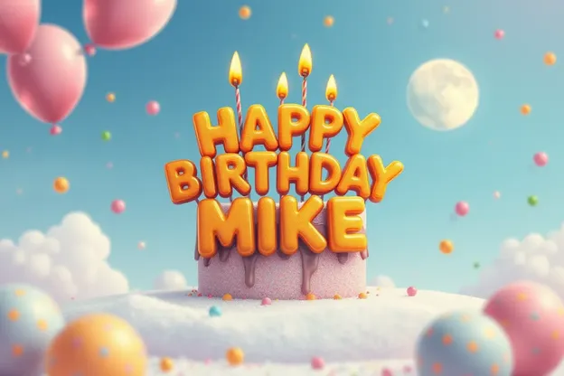 Imagen de cumpleaños feliz para Mike, recuerdos para recordar para siempre