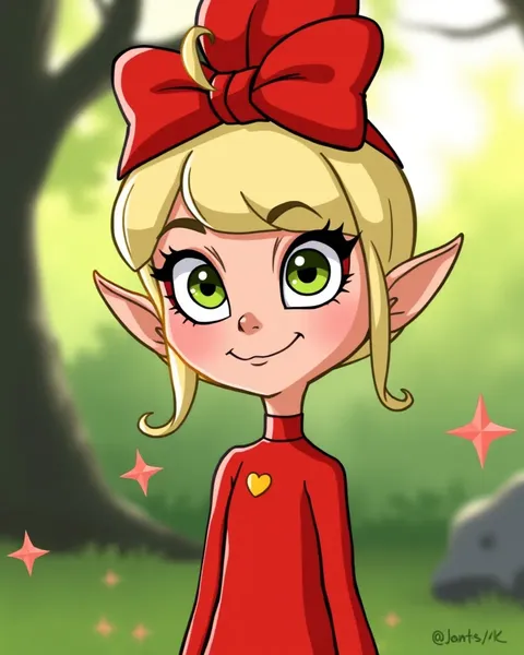 Imagen de cómic de Cindy Lou Who