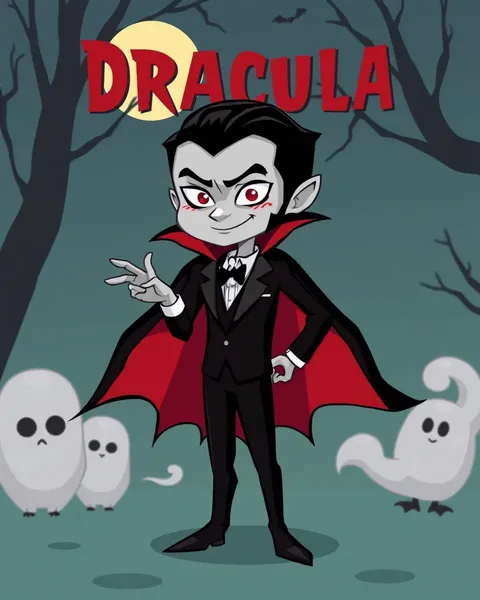 Imagen de cómic de Drácula: un icono cultural de la cultura popular que dura