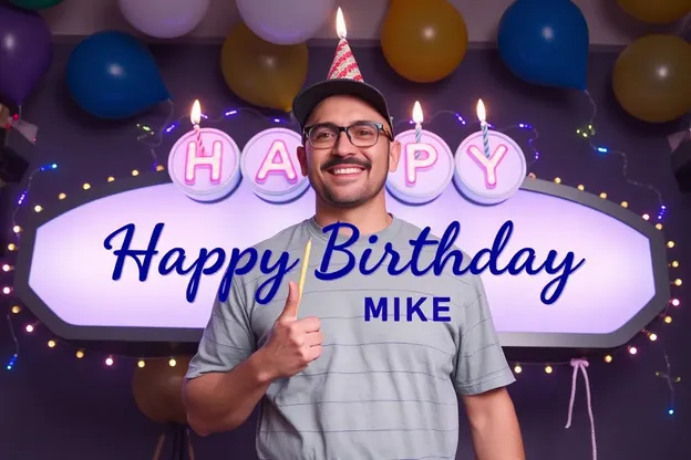 Imagen de feliz cumpleaños Mike, las felicitaciones se envían