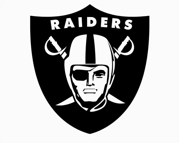 Imagen de fondo transparente del logo de Raiders en PNG