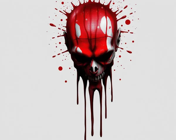 Imagen de gotas de sangre PNG para cartel de película de terror