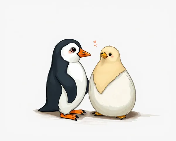 Imagen de huevo de Pinguino PNG buscada con éxito