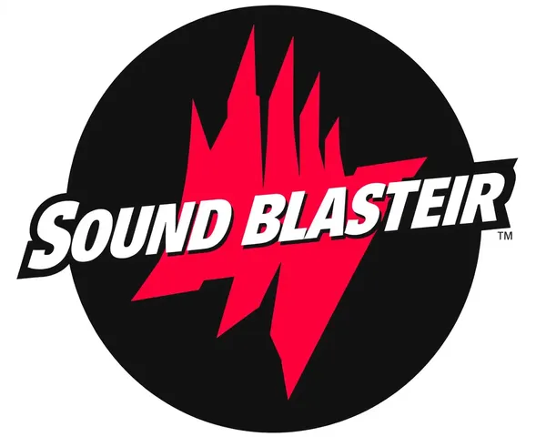 Imagen de logo de Sound Blaster PNG encontrada