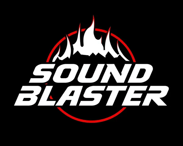 Imagen de logo de Sound Blaster en formato PNG recuperada