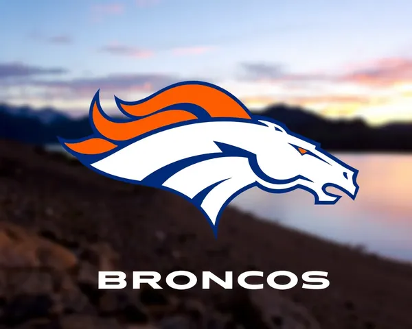 Imagen de logotipo de Broncos en formato PNG para impresión