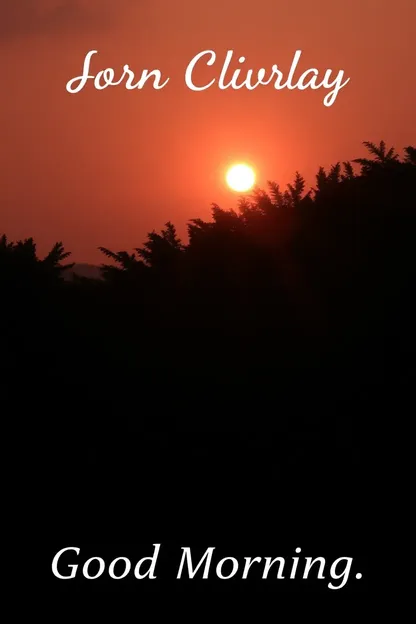 Imagen de mañana de domingo con cita de buenos días