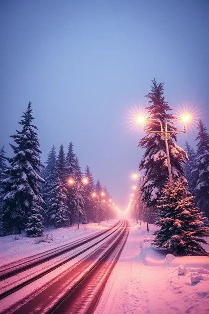 Imagen de noche de invierno: Buenas Noches transmite un sentido de serenidad