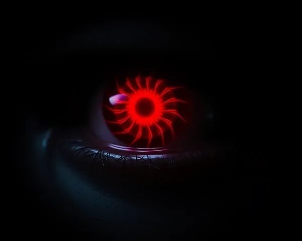 Imagen de ojo rojo PNG