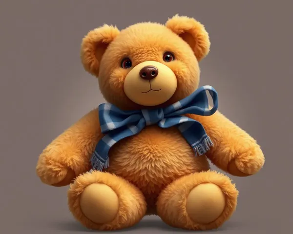 Imagen de oso de peluche PNG para uso personal solo