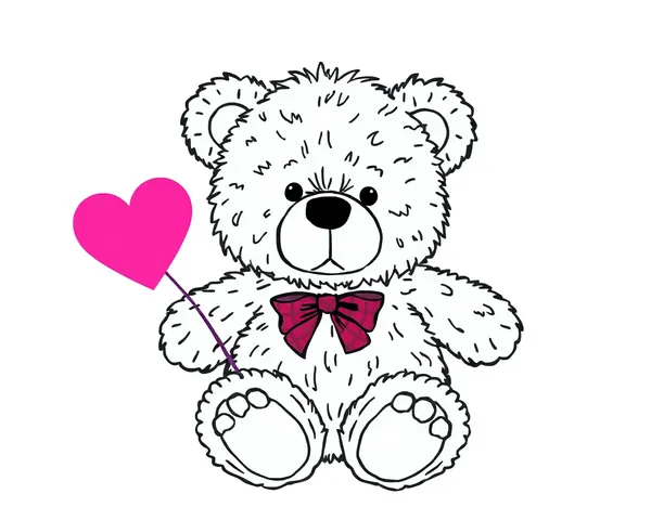 Imagen de oso de peluche con fondo transparente en formato PNG