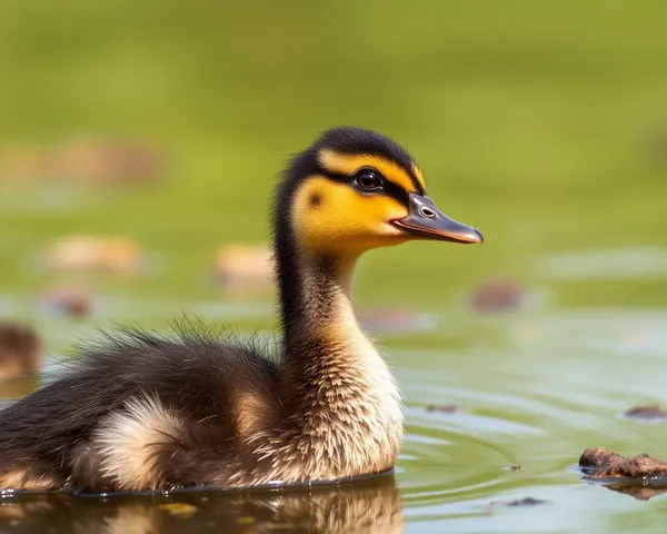 Imagen de patito en formato PNG para almacenamiento eficiente