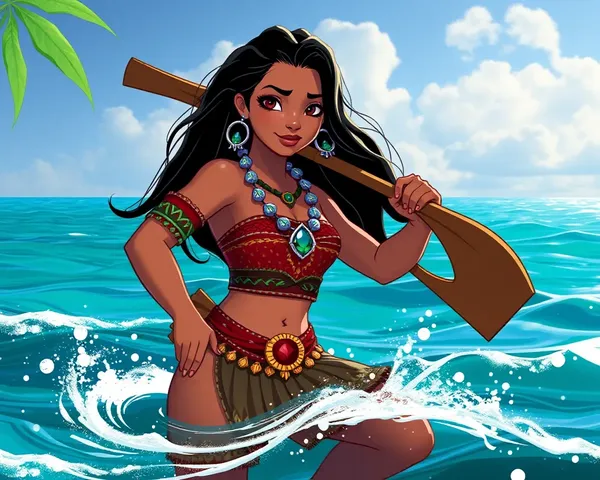 Imagen de perfil de nación de isla pequeña de Moana PNG