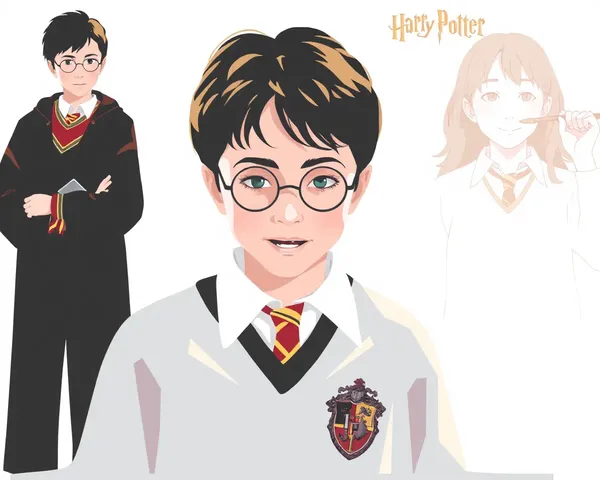 Imagen de personaje de Harry Potter en formato PNG para uso