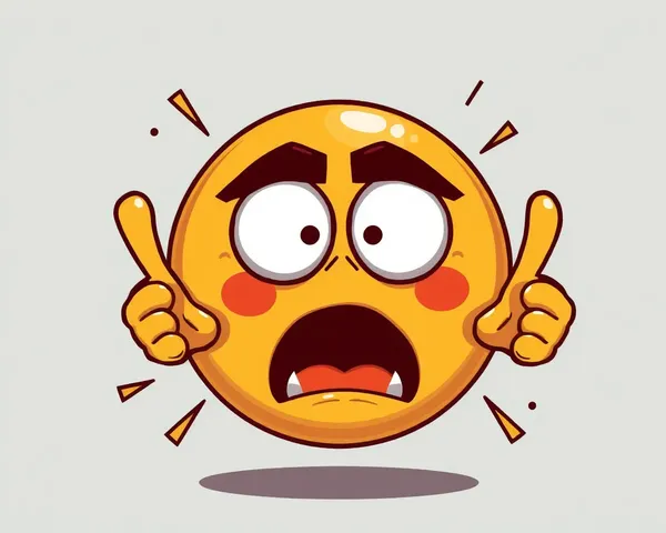 Imagen de shock con emoticon PNG para redes sociales