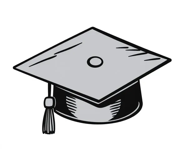 Imagen de sombrero de graduación PNG para edición