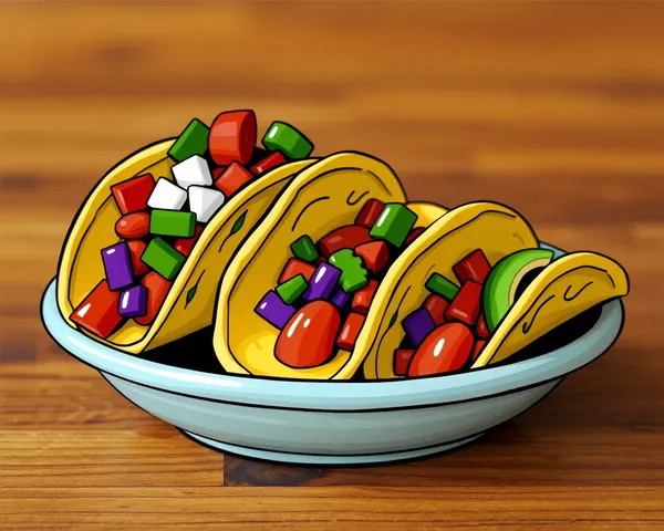 Imagen de tacos PNG en formato de archivo