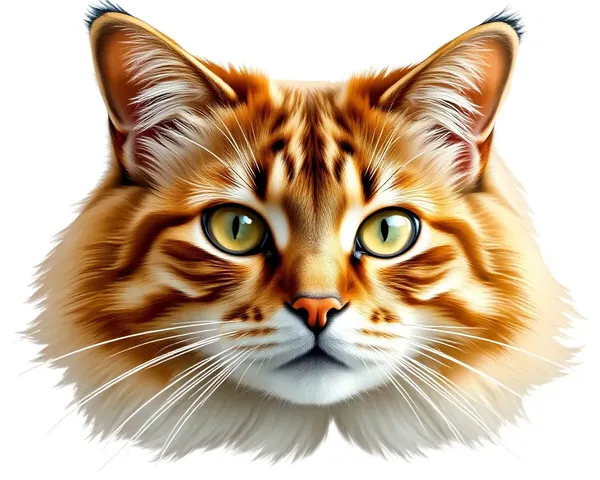 Imagen de un gato con orejas de gato PNG