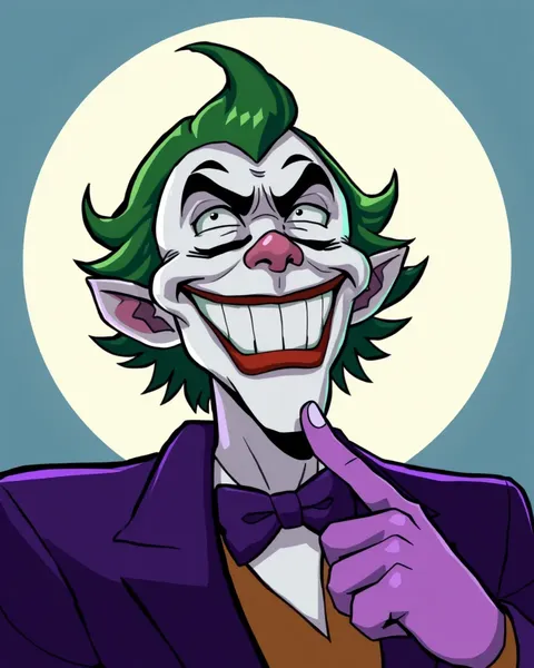 Imagen del Joker de dibujos animados: descripción de la imagen del Joker de dibujos animados