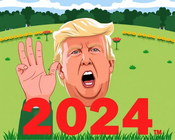 Imagen política de Trump en formato PNG para 2024