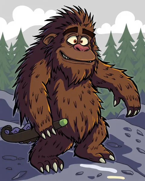 Imagenes de Sasquatch de Cartones para Entretenimiento Infantil