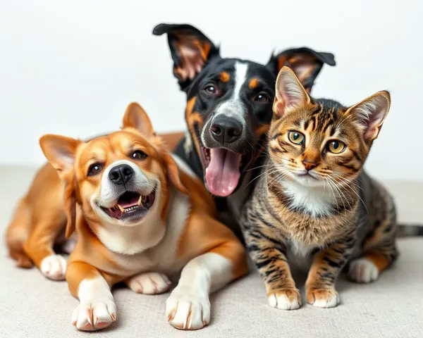 Imágenes Alegres de Animales Divertidos de Perros y Gatos