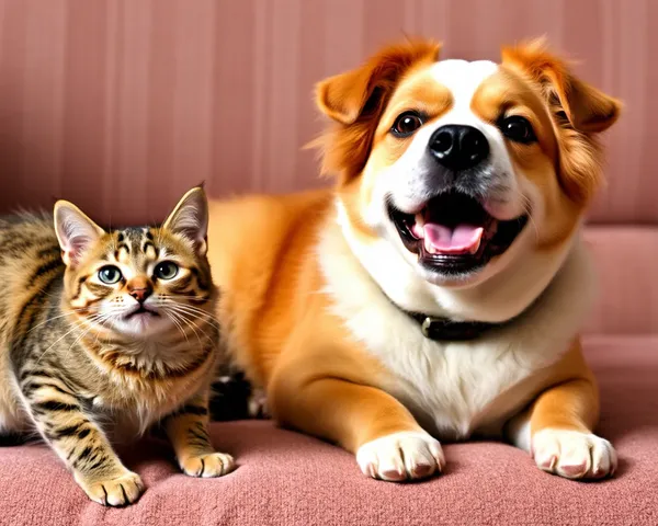 Imágenes Alegres de Perros Divertidos y Gatos