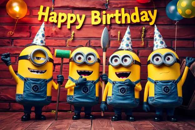 Imágenes Felices del Cumpleaños de Minions para un Día Especial