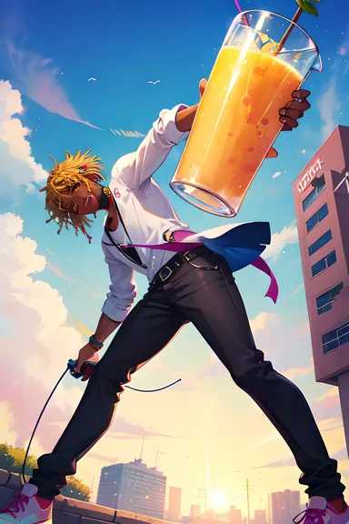 Imágenes animadas de Juice Wrld en ilustraciones brillantes