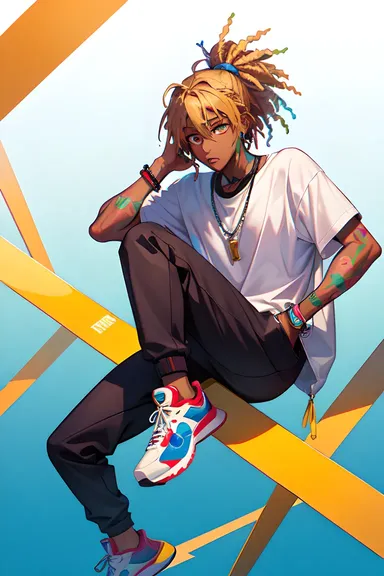 Imágenes animadas de Juice Wrld que destacan su obra de arte