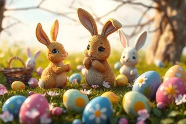 Imágenes animadas de Pascua felices para niños para disfrutar