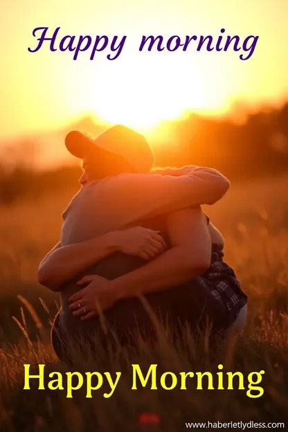 Imágenes de Abrazo de Buen Día con Mensajes de Buen Día