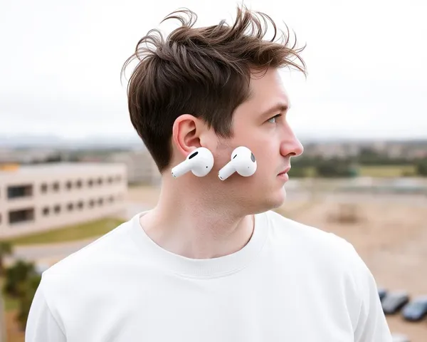 Imágenes de Airpods para uso de diseño y edición gráfica PNG