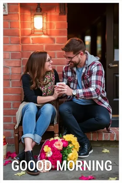 Imágenes de Amor por la Mañana con Mensajes de Buen Día