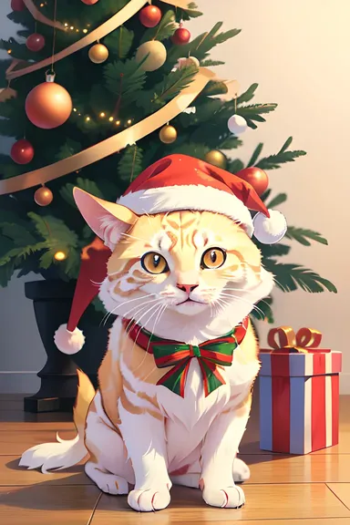 Imágenes de Animales Adorables para la Temporada Festiva de Navidad