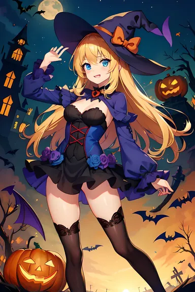 Imágenes de Anime de Halloween para Criaturas Espeluznantes