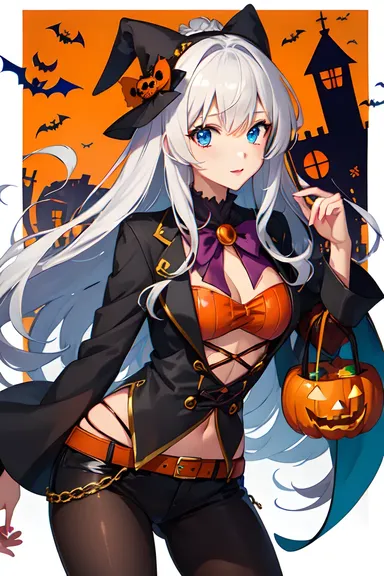 Imágenes de Anime de Halloween para Noches Espeluznantes