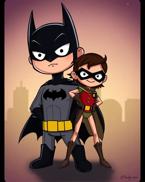 Imágenes de Batman y Robin cartoon en alta definición