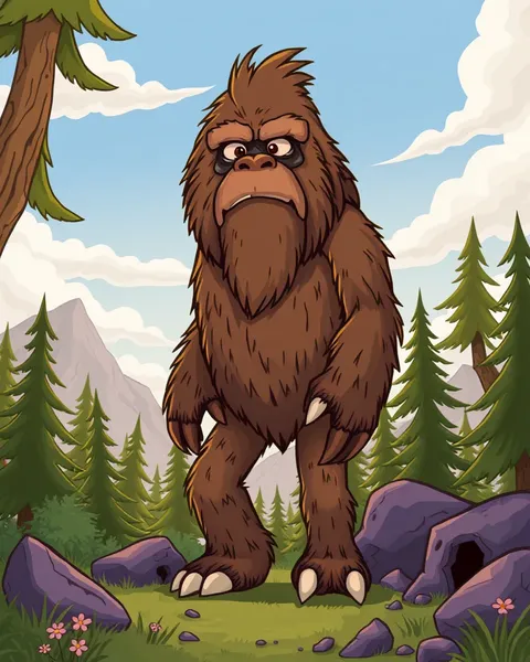 Imágenes de Bigfoot de Cartoons para Fans de Fantasía