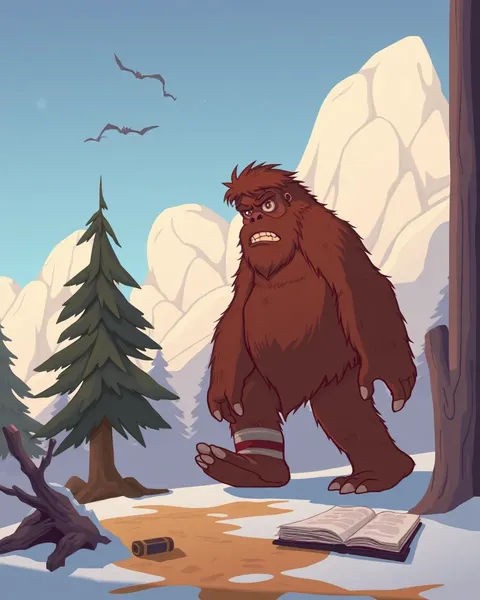 Imágenes de Bigfoot de caricatura crean ruido en línea