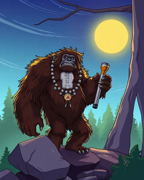 Imágenes de Bigfoot de cómic para amantes de la fantasía